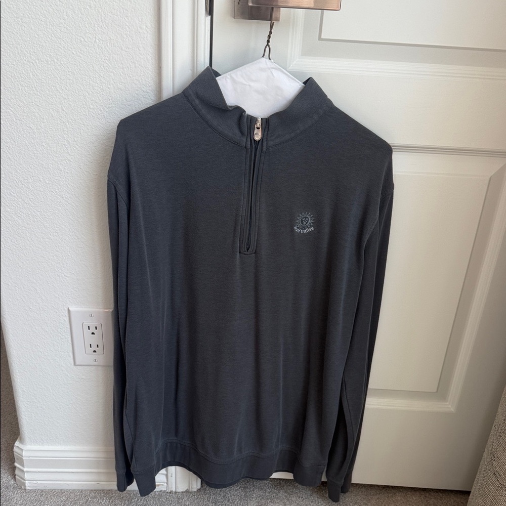 Peter Millar Charcoal Half-Zip Jacket - image 1